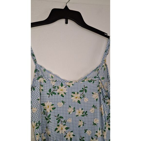 A Draper James Women's Sun Dress Summer Cottage Core Sleeveless Floral Size L - Picture 7 of 8